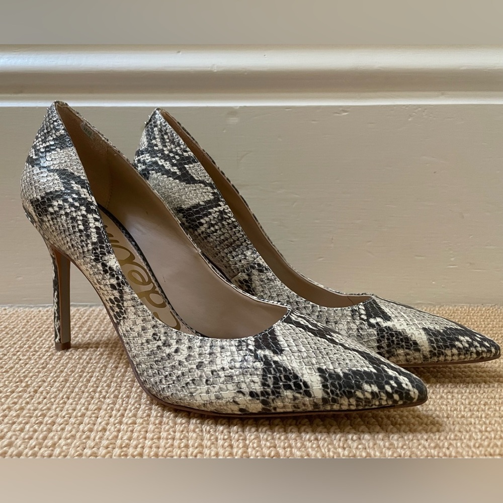 Sam Edelman Hazel Reptile Heels NEW
